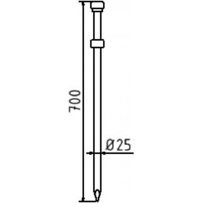 Fixing peg Type 2#( with lower ring )