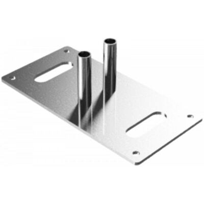 Steel construction fence base