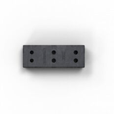 Base plate of plastic