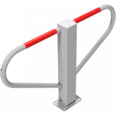 Car-park barrier#foldable with round#cylinder self-engaging#lock