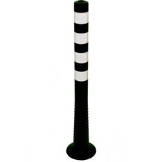 Flexipost black#white stripes#Ø 80 mm