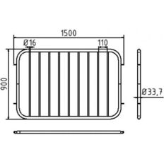 Safety fence#Fence panel element#and fixed posts