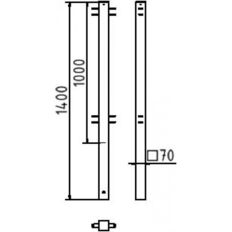 City fence#Posts and fence element