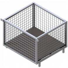 Basket for storage of formwork prop heads