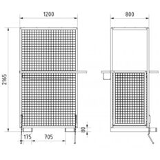 Forklift basket