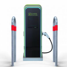 Barrier bracket #as e-charging station protection