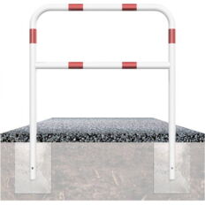 Hoop of steel tube#Ø 48 x 2,5 mm#with cross bar#for casting in concrete