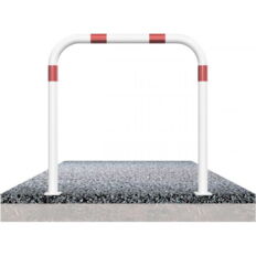 Hoop of steel tube#Ø 60 x 2,5 mm#without cross bar#to be fixed by plugs