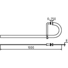 Formwork clamp