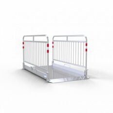 Aluminium#trench bridge#with safety railing