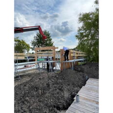Guard-railing post #made of Ø 48 mm tube