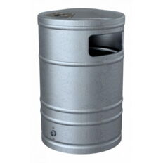 Litter bin 40l, with ash tray