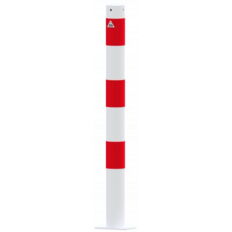 Barrier posts#Steel tube Ø 76 x 2,6 mm#stationary, to be fixed by plugs