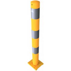 Barrier posts#detachable, removable#yellow / black