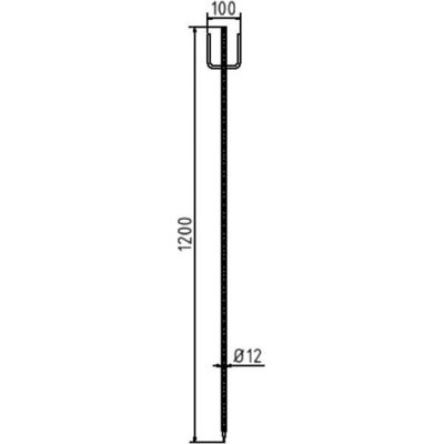 Barrier Rope Holder#with UVV Bracket