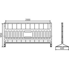 Schake EURO3#panel fence with feet#type ULTRA