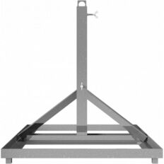 Sign stand #for holding 40 x 40 and 60 x 60 shaft tubes#Device for 4 base plates per side