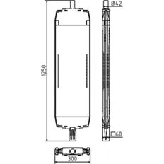 Plastic traffic panel type 60
