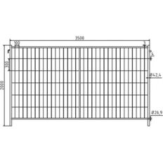 Mobile fence # "Profi P"
