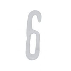 Plastic barrier chain links