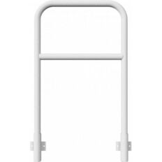 Hoop of steel tube#Ø 48 x 2,5 mm#with cross bar#for wall-mounting