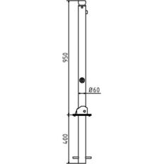 Ornamental bollard#Series 464B#Ø 60 mm