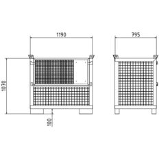 EURO mesh box