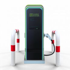 Impact protection bars #as e-charging post protection