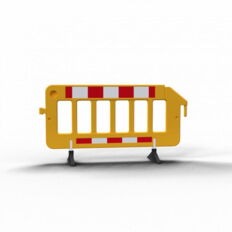 Crowd barrier #made of plastic