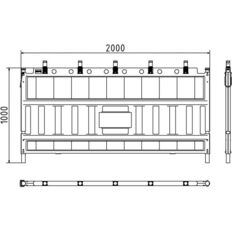 Schake EURO2 #panel fence#type NOX