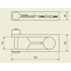 Construction fence hinge