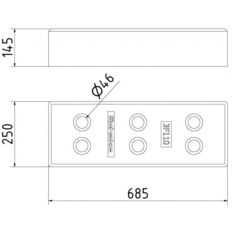 Base plate of plastic recycling