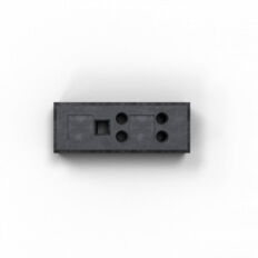 Base plate of plastic recycling