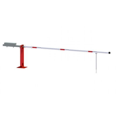 Access barrier with counterweight#and swing post