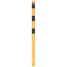 Barrier post#steel tube Ø 60 x 2,5 mm#yellow / black