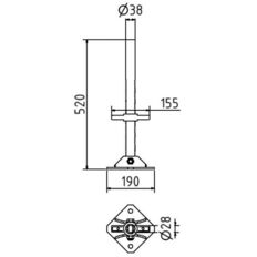 Swivel base jack