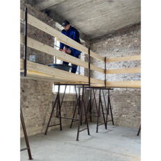 SET#with folding scaffold trestle #complete system