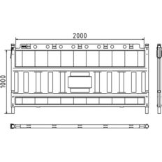 Schake EURO2 #panel fence#type NOX LIGHT