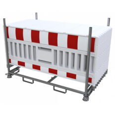 SET#with 20 panel fence#on stacking pallet