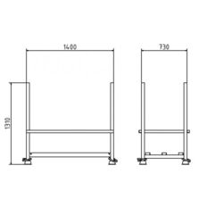 Storage and transport pallet #for 108 flat panels