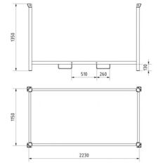 Storage and transport pallet