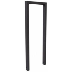 Lean-on hoop made of steel tube#Square tube, 60 x 40 mm