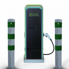 Impact protection bollards#as e-charging post protection