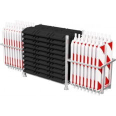 SET #with 30 traffic panels and accessories#on stacking pallet and beacon basket