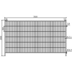 Mobile fence #"Profi Resistant"