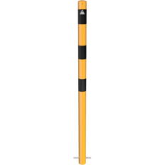 Barrier post#steel tube Ø 60 x 2,5 mm#yellow / black