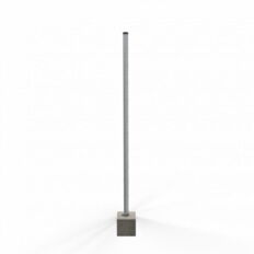 Sign post #with concrete block #SET