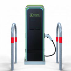 Barrier bracket #as e-charging station protection