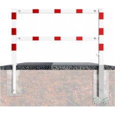 Access barriers#with triangular lock#swing-back#with top and quarter-bent bar