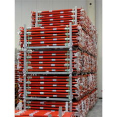 GS-tested stackable pallet#of square tube#60 x 60 mm